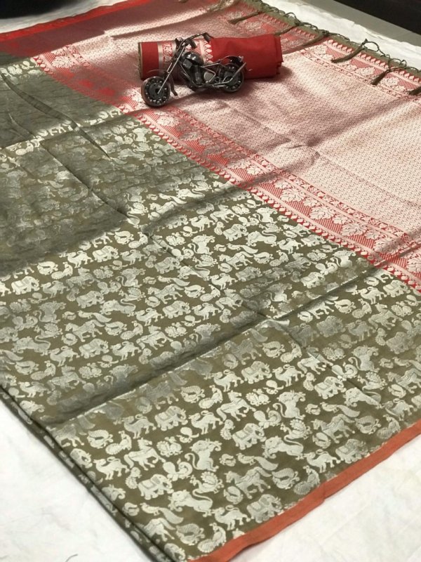 Premium Rich Pallu Jacquard Silk Saree