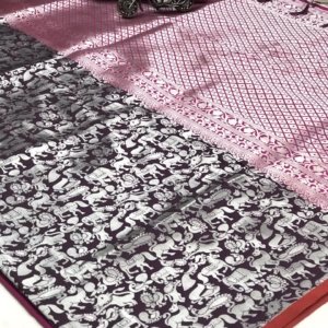 Premium Rich Pallu Jacquard Silk Saree - Image 3