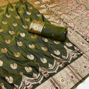 Premium Banarasi Silk Meenakari Saree - Image 6