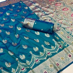 Premium Banarasi Silk Meenakari Saree - Image 8