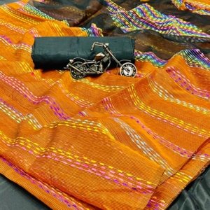Premium Eva Chanderi Cotton Saree - Image 7
