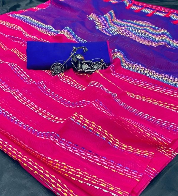 Premium Eva Chanderi Cotton Saree