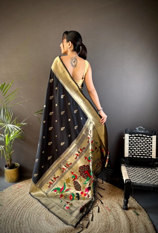 Premium Kanchipuram Pethani Silk Saree