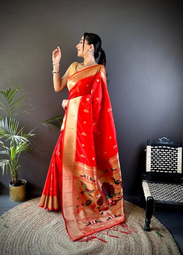 Premium Kanchipuram Pethani Silk Saree