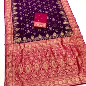 Premium Banarasi Silk Festival Saree - Image 5