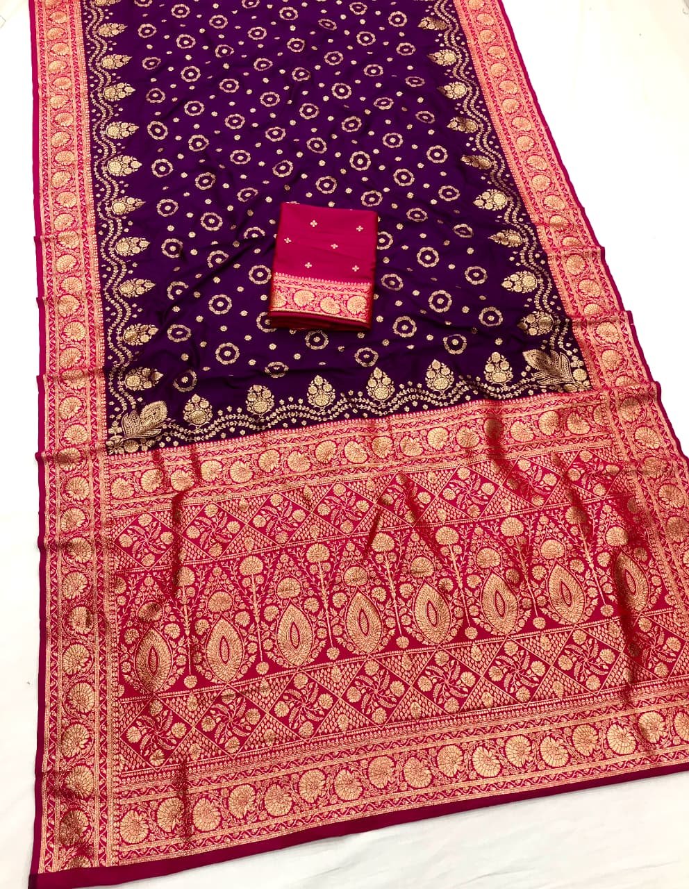 Premium Banarasi Silk Festival Saree - Image 5