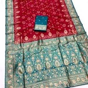 Premium Banarasi Silk Festival Saree - Image 6
