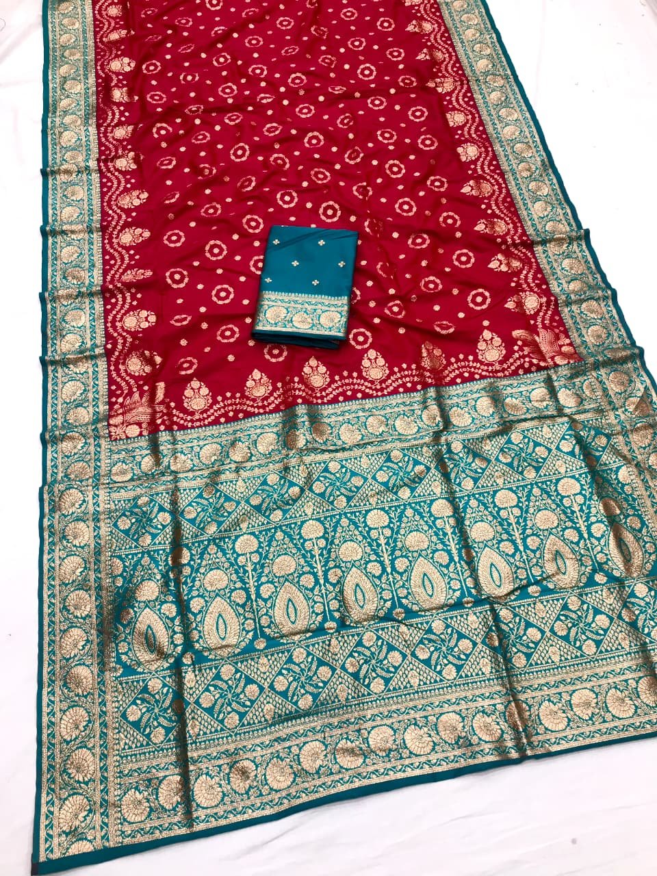 Premium Banarasi Silk Festival Saree - Image 6