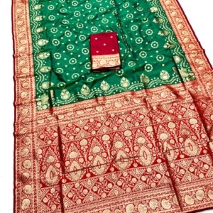 Premium Banarasi Silk Festival Saree - Image 4