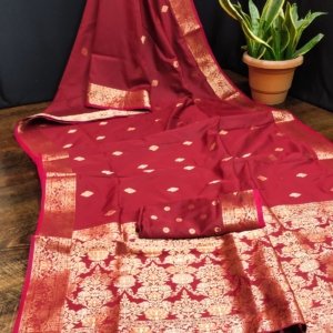 Premium Antique Weaving Kanjeevaram Saree - Image 3