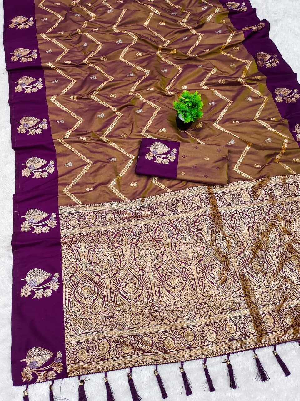 Premium Soft Silk Designer Saree - Image 2